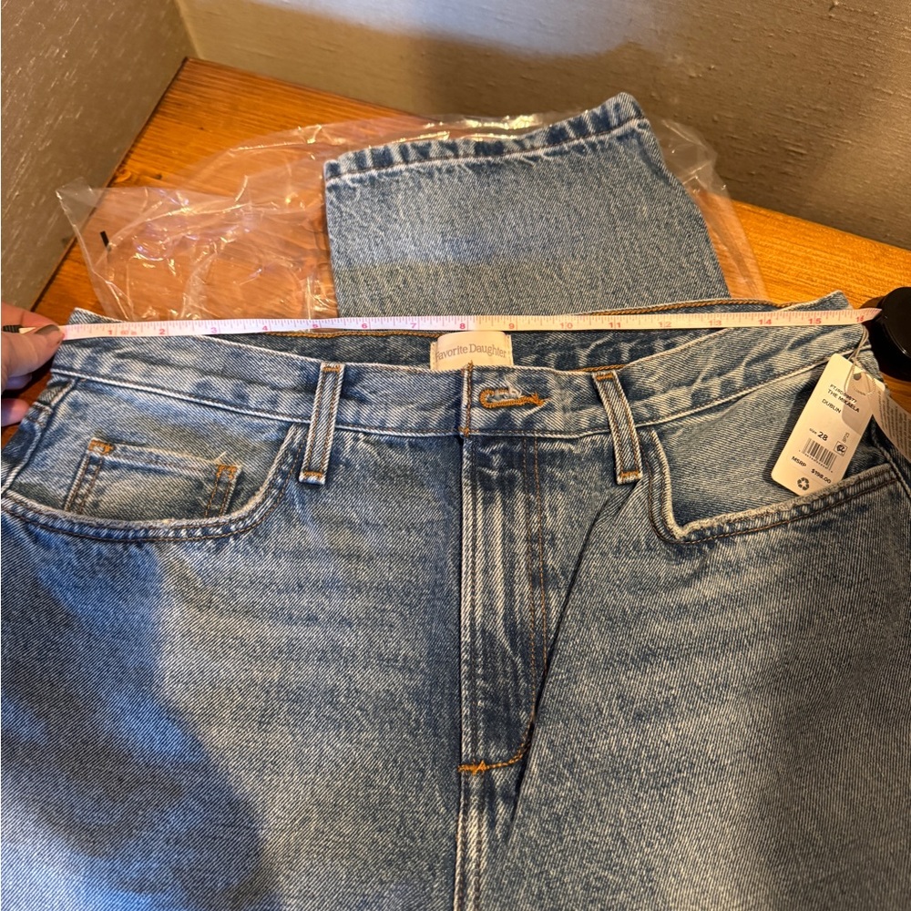 Favorite Daughter Denim The Mikaela Low Slung Long Slim Straight NWT - Picture 14 of 16